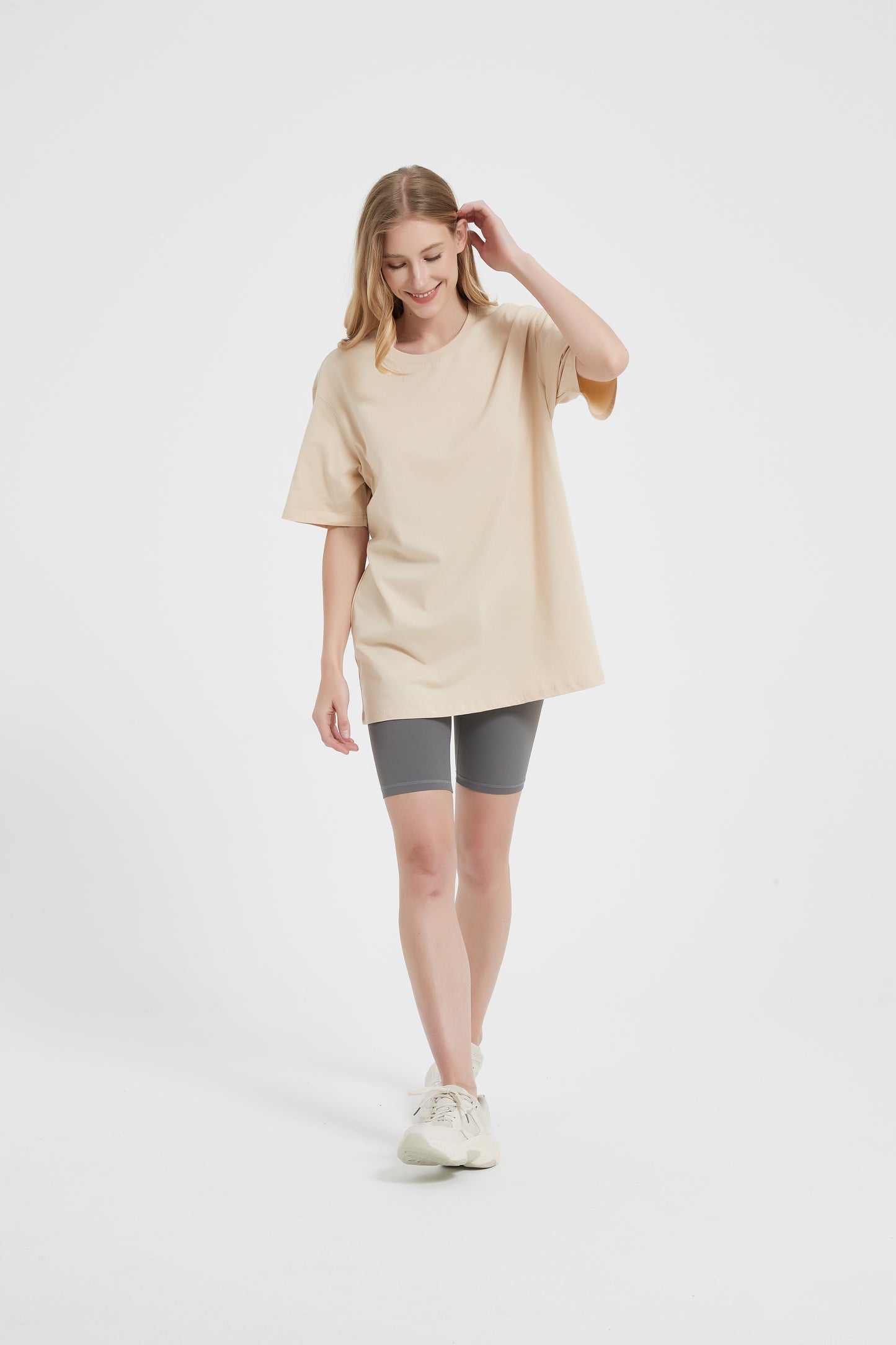 Yokvan Essential Tee-Beige