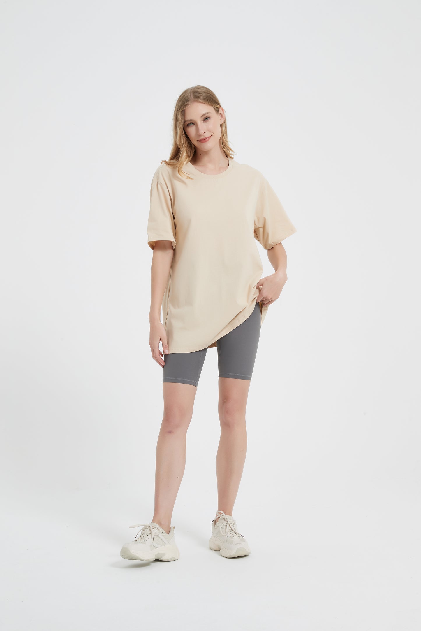 Yokvan Essential Tee-Beige