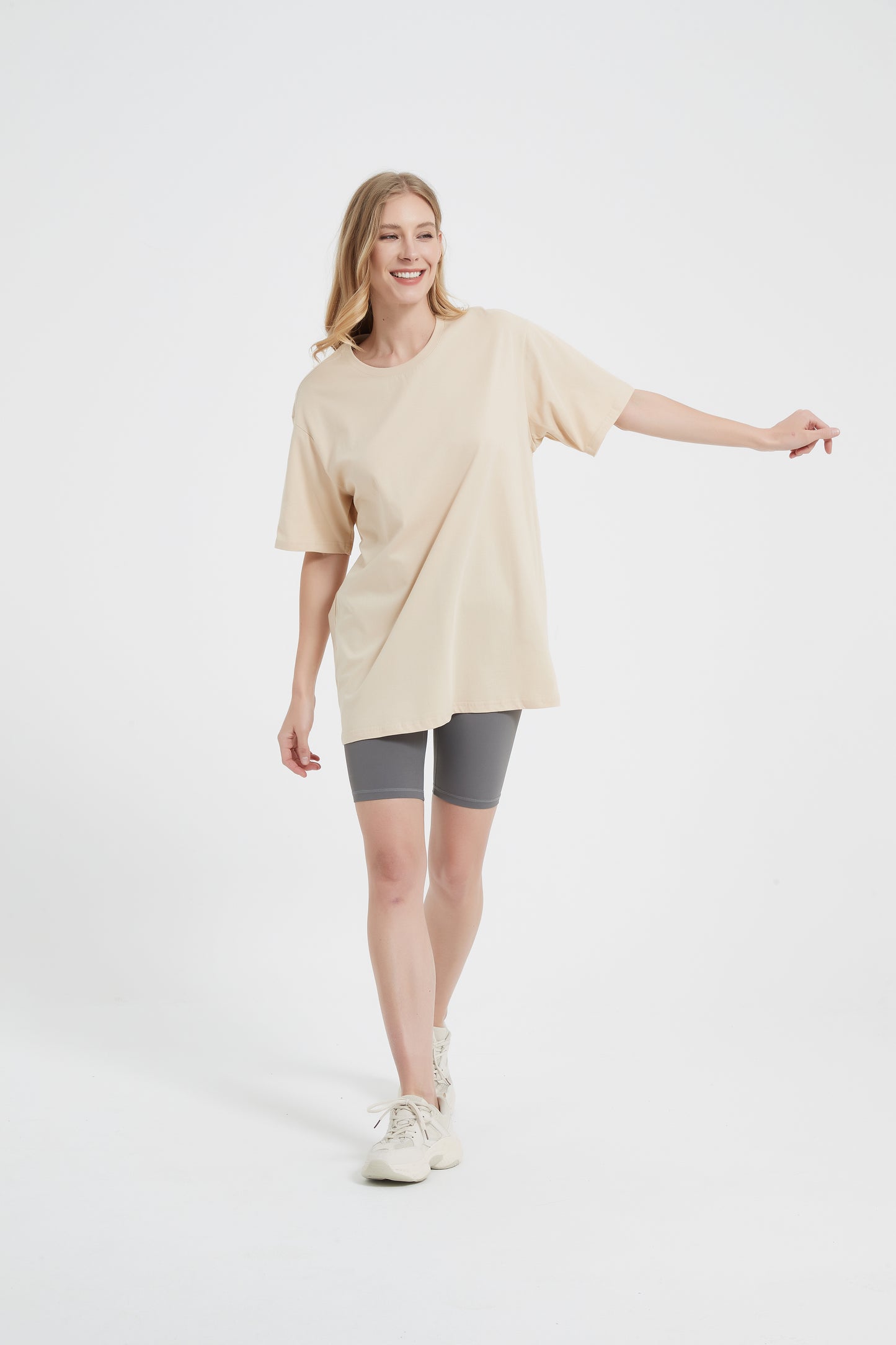 Yokvan Essential Tee-Beige