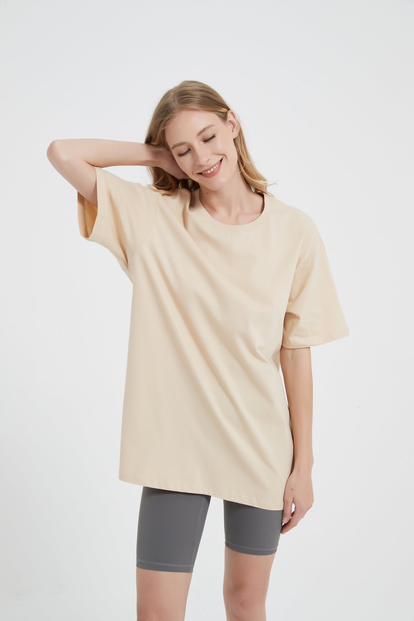 Yokvan Essential Tee-Beige