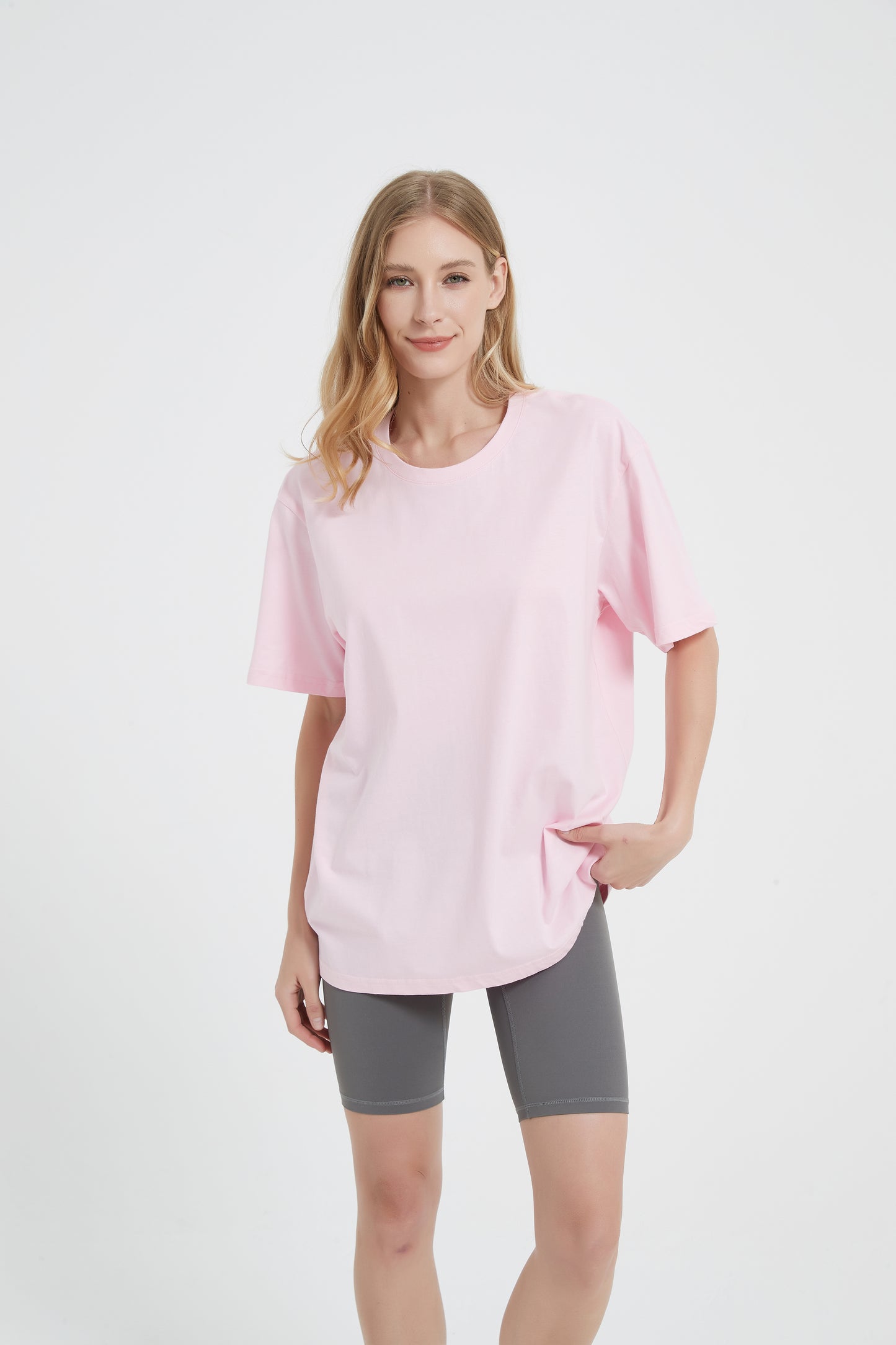 Yokvan Essential Tee- Pink