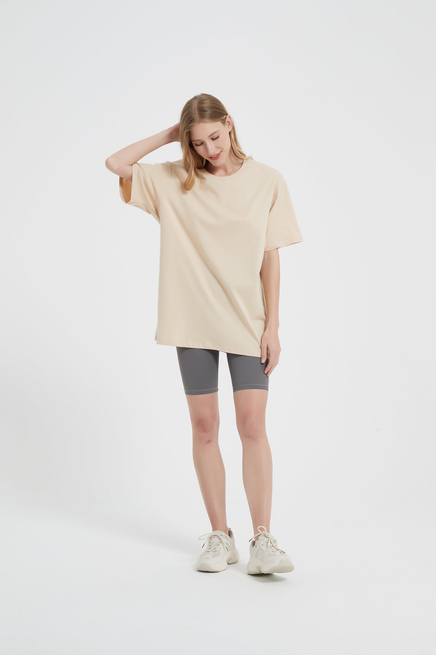 Yokvan Essential Tee-Beige